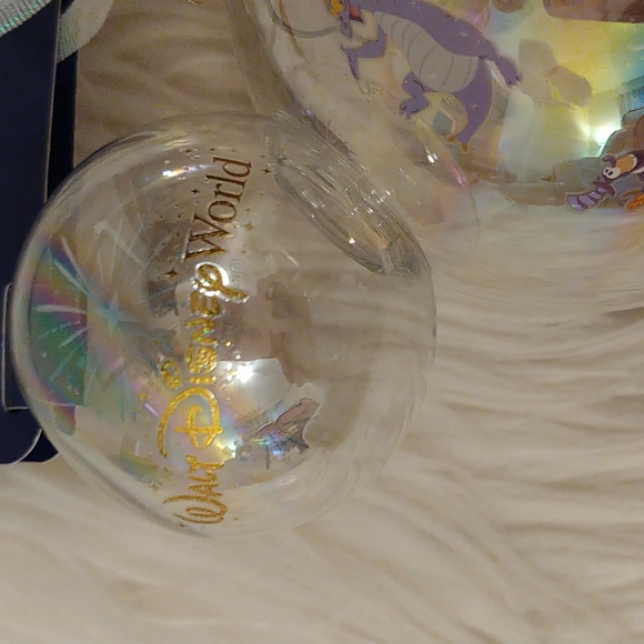 💙FIRM! NWT WALT DISNEY WORLD 50TH ANNIVERSARY 4 PARK ICON GLASS BLOWN ORNAMENT - Picture 6 of 10